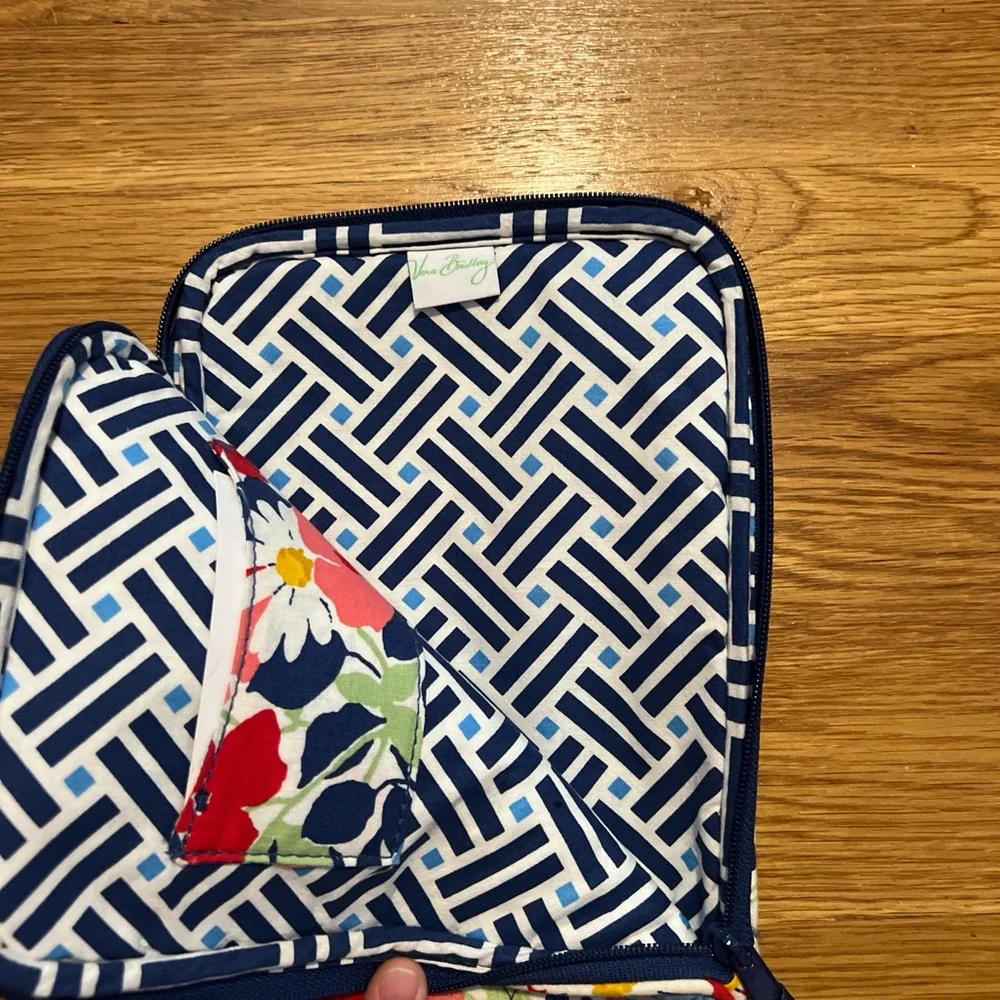 Vera Bradley Floral Tablet Sleeve - Red, Blue, White